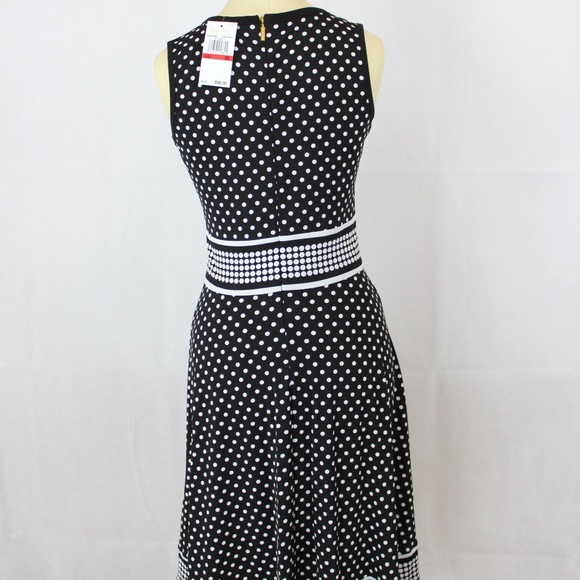 MICHAEL Michael Kors Dot-Print Shift Dress XS - Picture 4 of 6